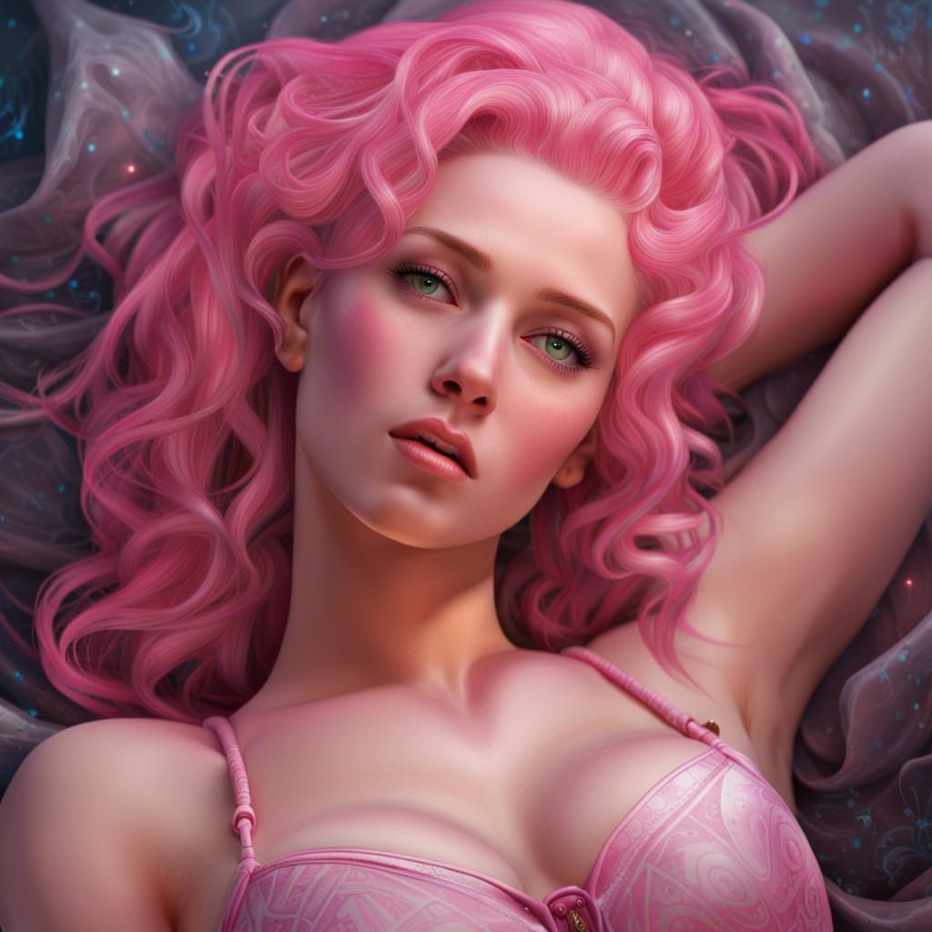 Intergalactic Roman Goddess of Love in Photorealistic Style