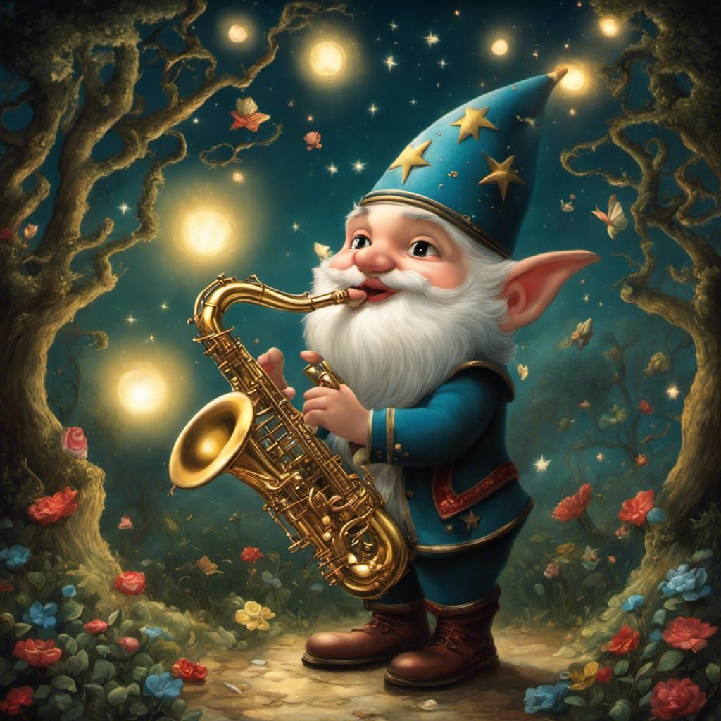 Gnome's Saxophone Serenade: A Magical Pixar Moment