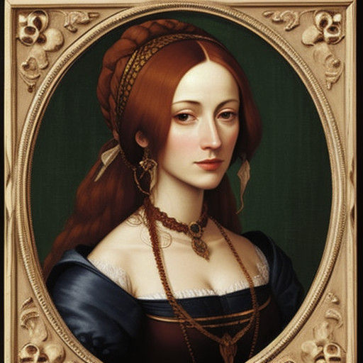 Elegant Renaissance Lady Reimagined