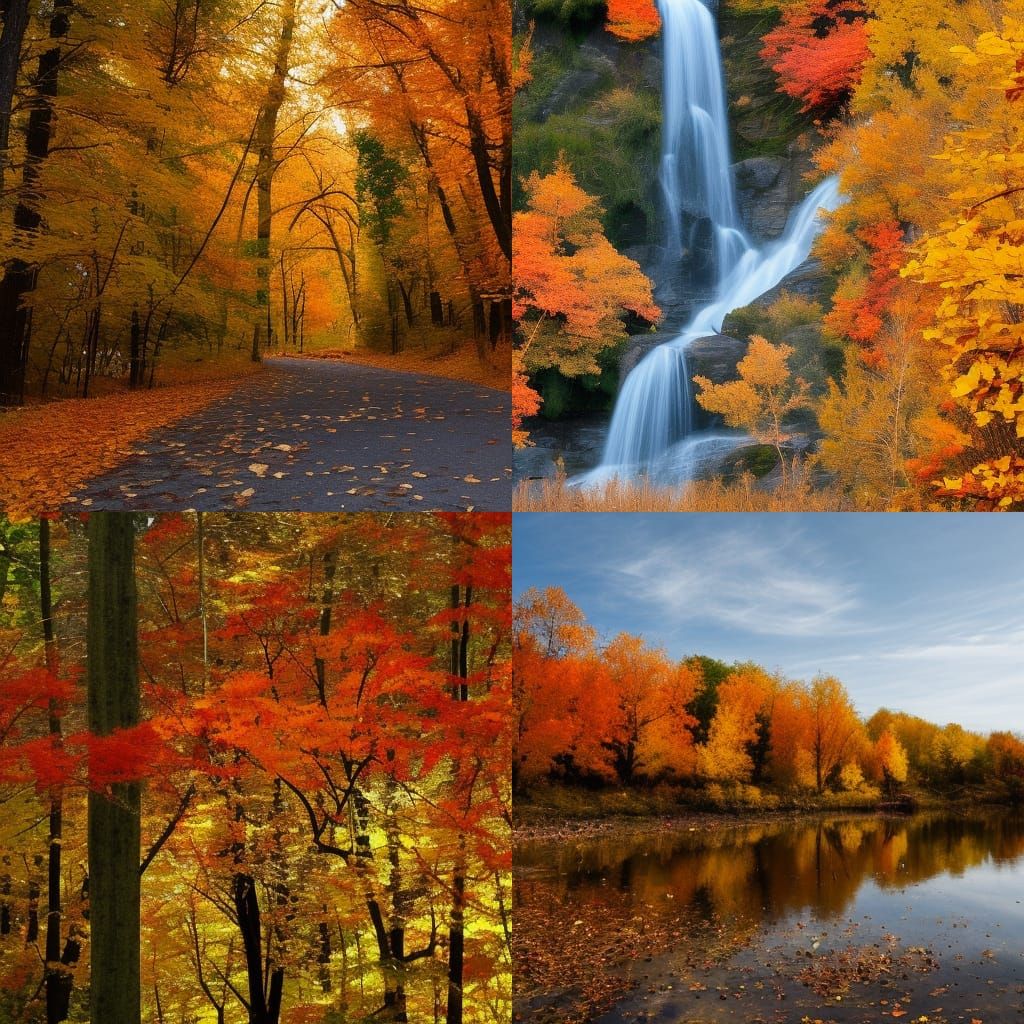 AI Interpretation of the Word Fall