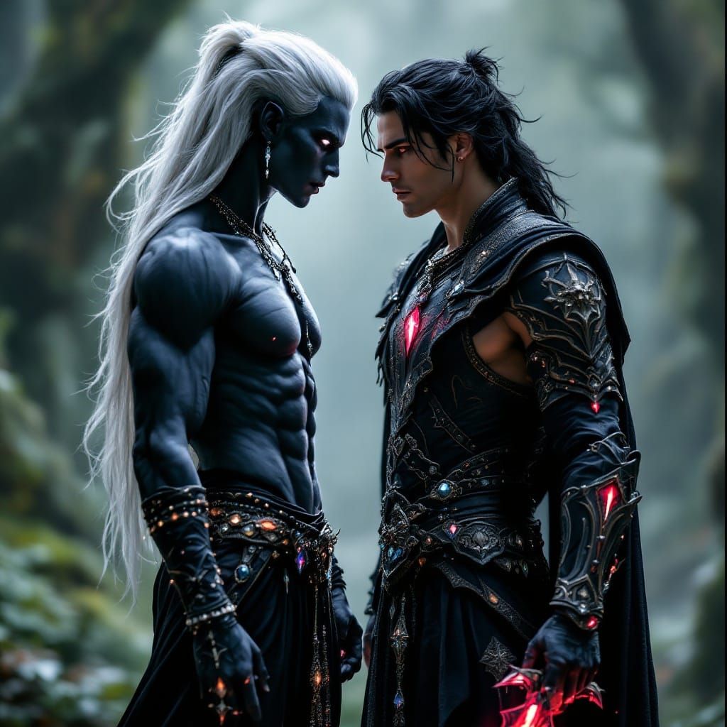 Byron was right.  It was the Drow, the Dark Elves who uproot...