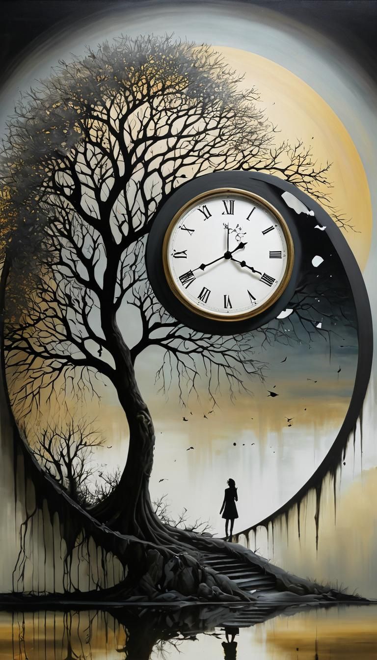 Stunning Surreal Clockworld Artwork