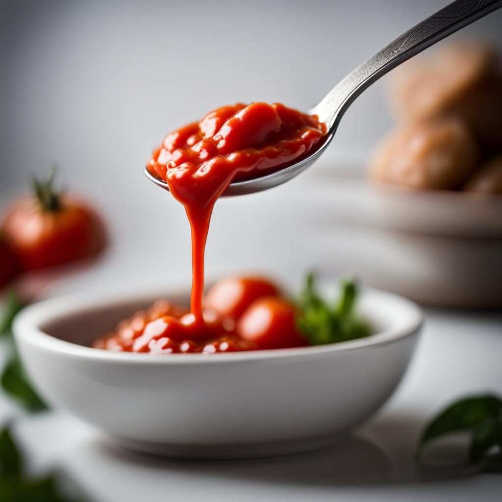 Spoonful of Tomato Sauce: Professional Photography