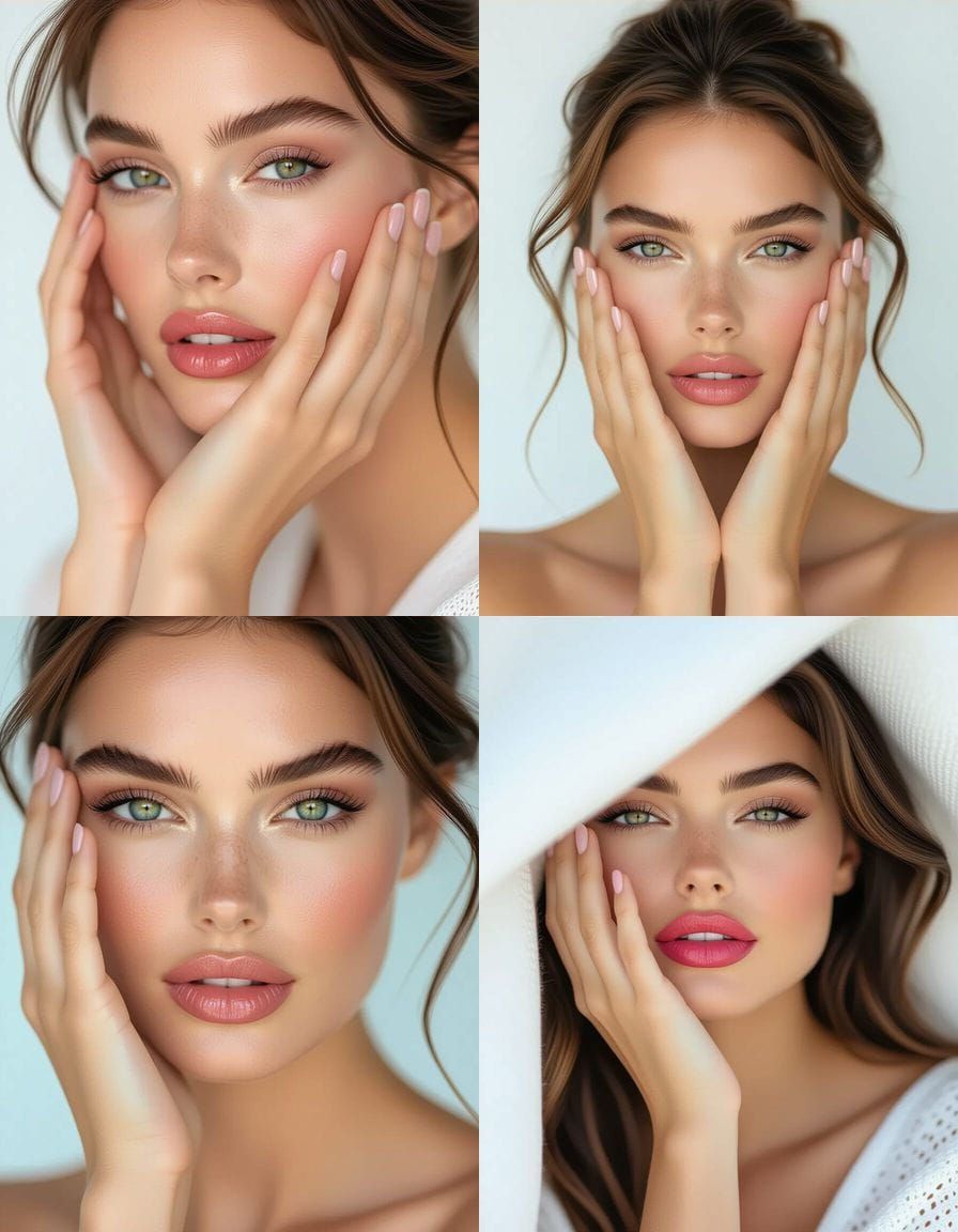 Striking Portrait of a Woman in Studio Lighting