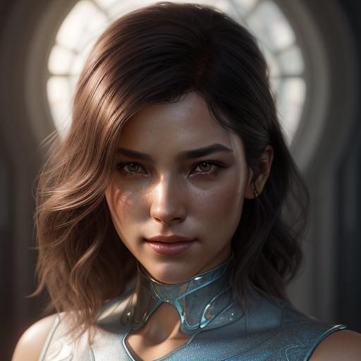 Radiant Portrait in Hyperdetailed Lighting