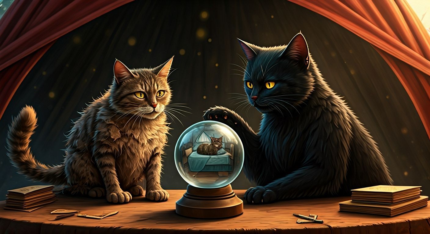 Psychic Cat Predicts Fortune for Stray