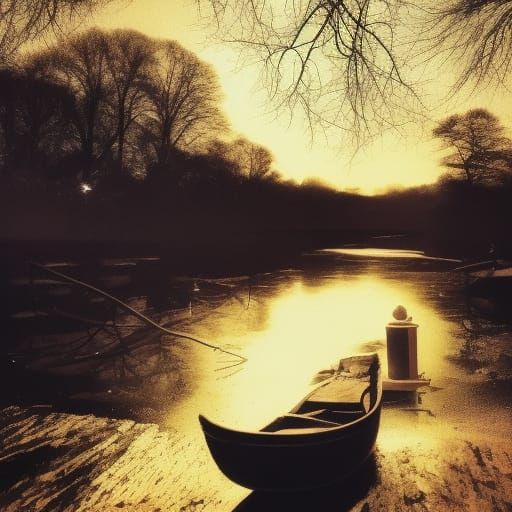 Starlit River Gathering: A Solitary Fantasy Concept