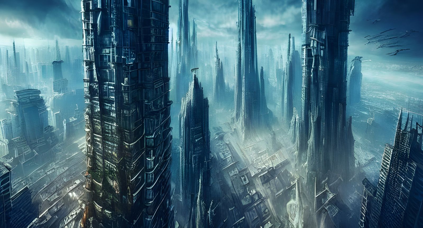Biopunk Metropolis of Magic and Wonder