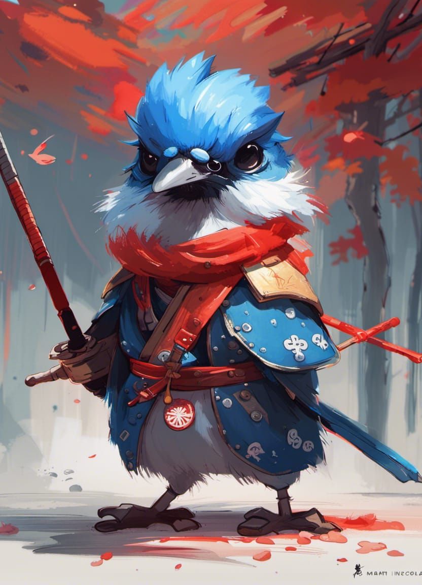 Blue Jay Samurai