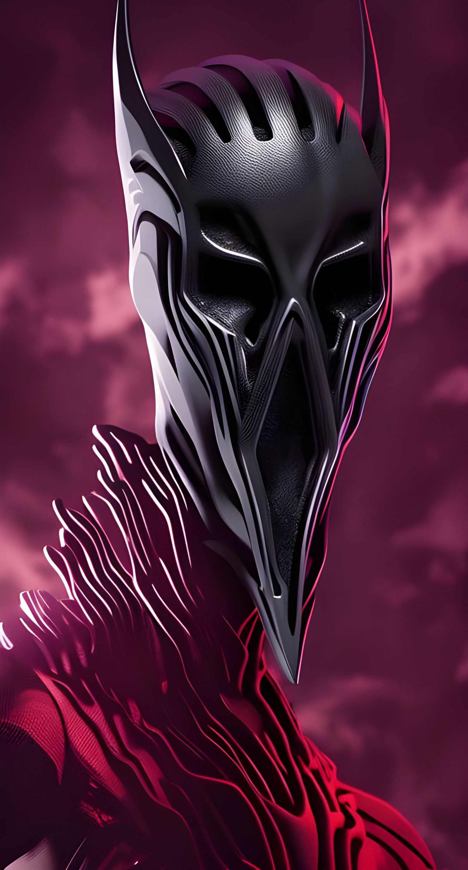 Otherworldly Hybrid Supervillain in Luminescent Ink