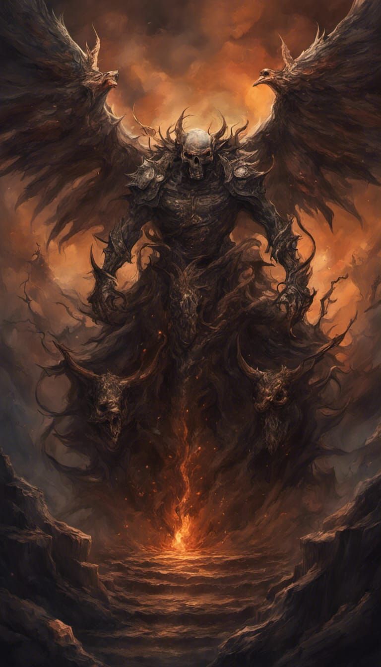 Gateway to Hell: A Hyperdetailed 3D Rendering