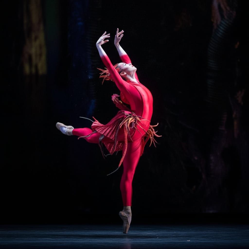 Misty Copeland as The Firebird in Stunning Portrait