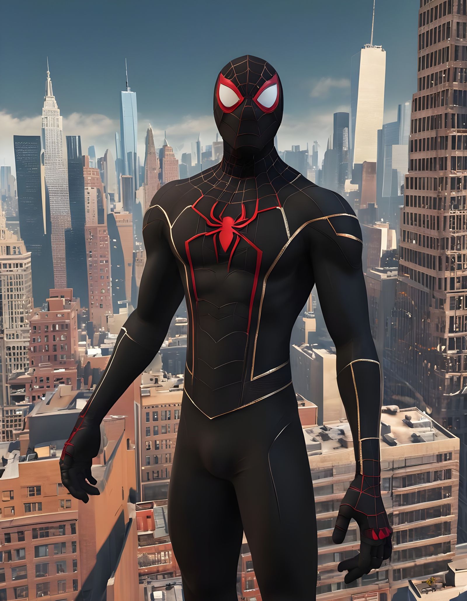Miles Morales Unmasked as Spiderman in New York