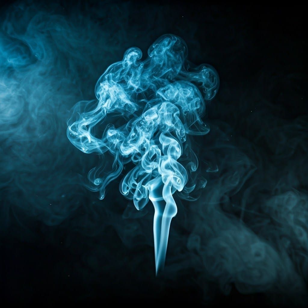 Ethereal Smoky Ghost in Hyperrealistic Atmospheric Style