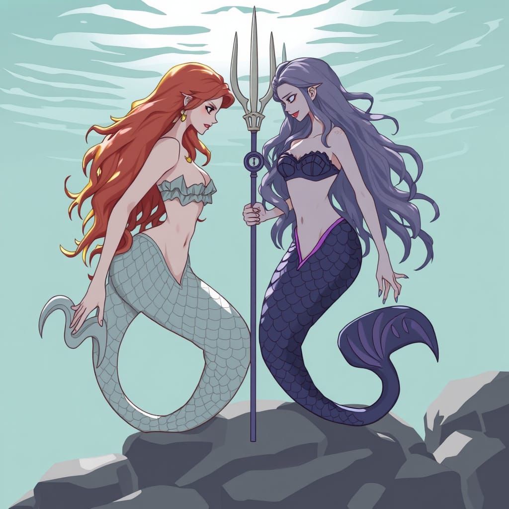 opposites to friends siren vs mermaids