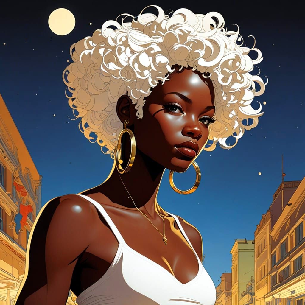 Epic Afrofuturist Fitness and Gym Scene in Baroque Style