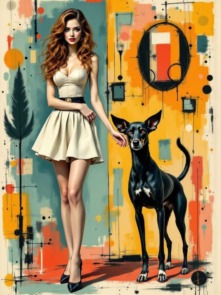 Cubist Surrealism: Fragmented Forms in Bold Geometric Compos...