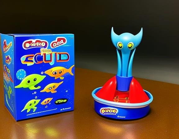 Electric Alien Squid Toy Set in Fish Tank