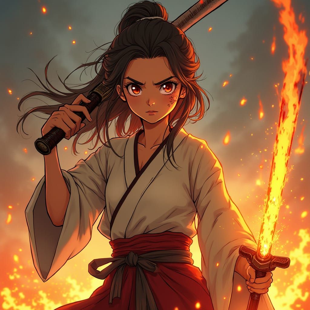 Young Demon Slayer Unveils Illusions with Inner Fire