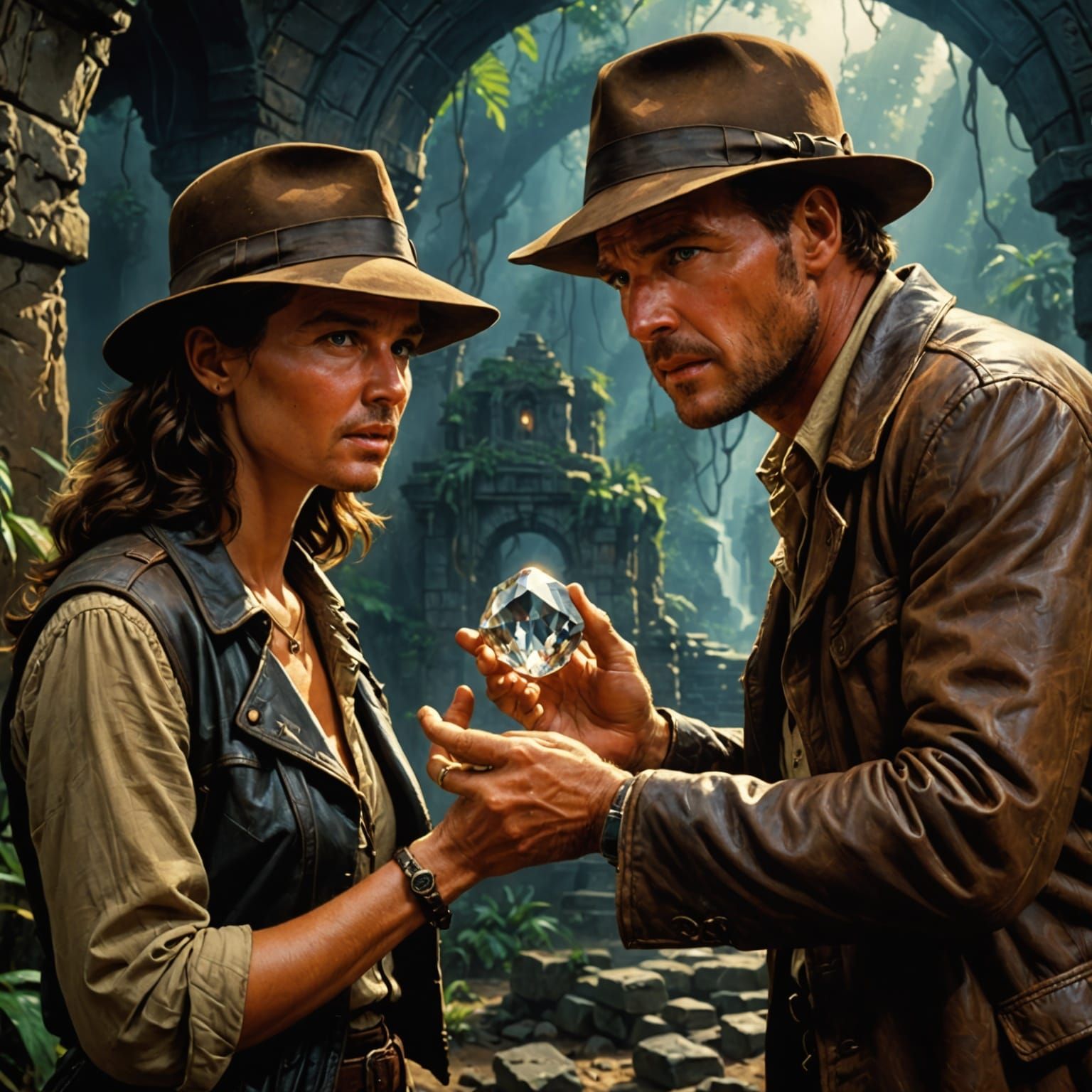 Indiana Jones Presents a Majestic Diamond Ring in an Epic Ci...