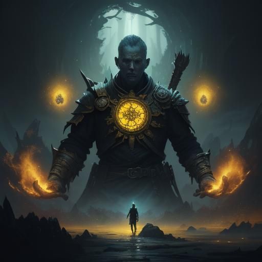 Surreal Dark Fantasy Landscape Art in 8K