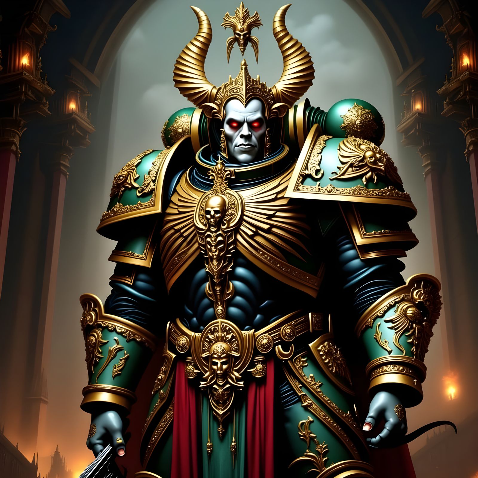 Warhammer 40K Emperor's Children Space Marine