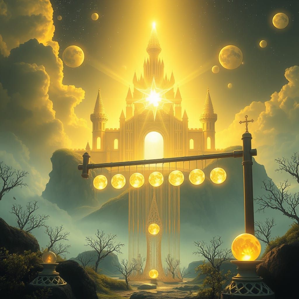 Ethereal Yellow Castle of Interdimensional Connection