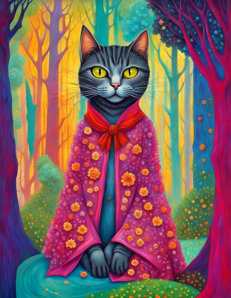 Flowerscape cat. 💕