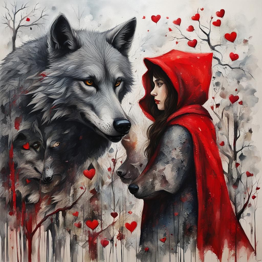 Forbidden Love: Little Red Riding Hood and Wolf