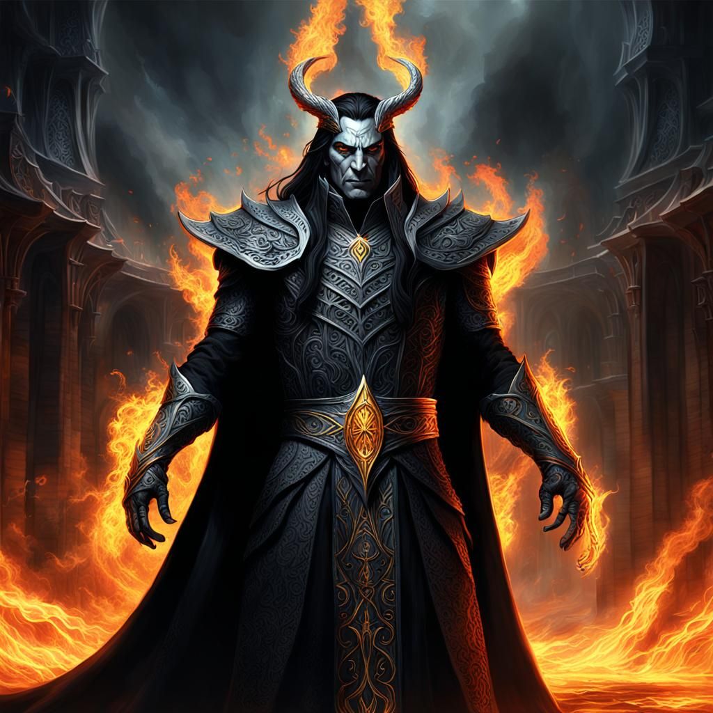 Melkor in his first fortress Utumno