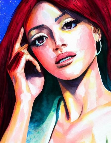 Monochrome Double Exposure: Girl Breakdancer in Gouache Styl...