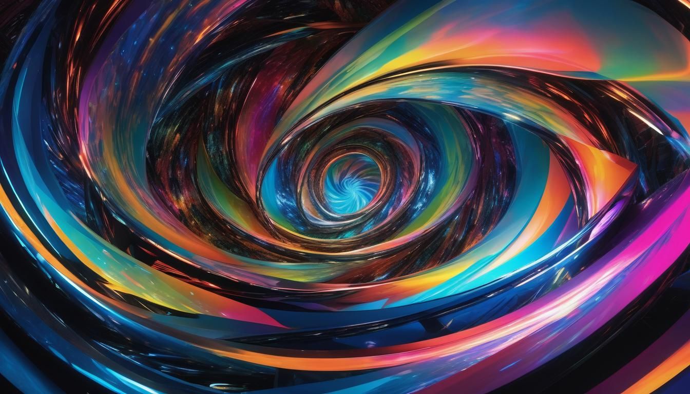 Surreal Möbius Strip in 3D Space