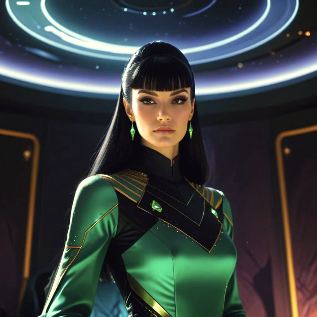 Glamorous Romulan Intellectual Illustration
