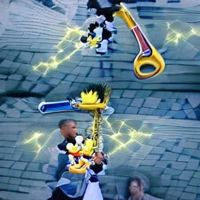 Kingdom Hearts Keyblade Digital Art