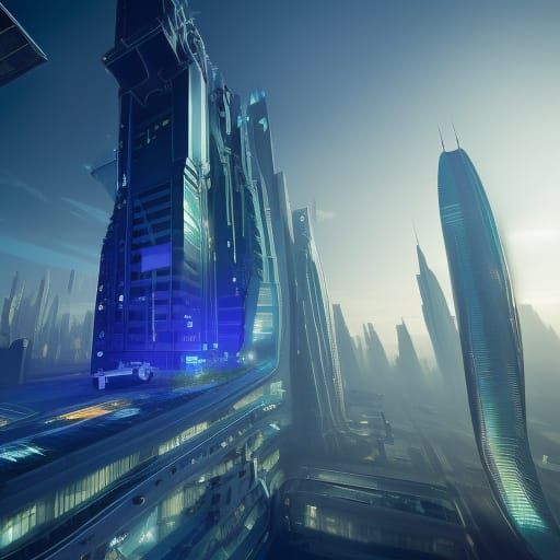 Futuristic Bangkok: Melting Skyscrapers in Unreal Engine