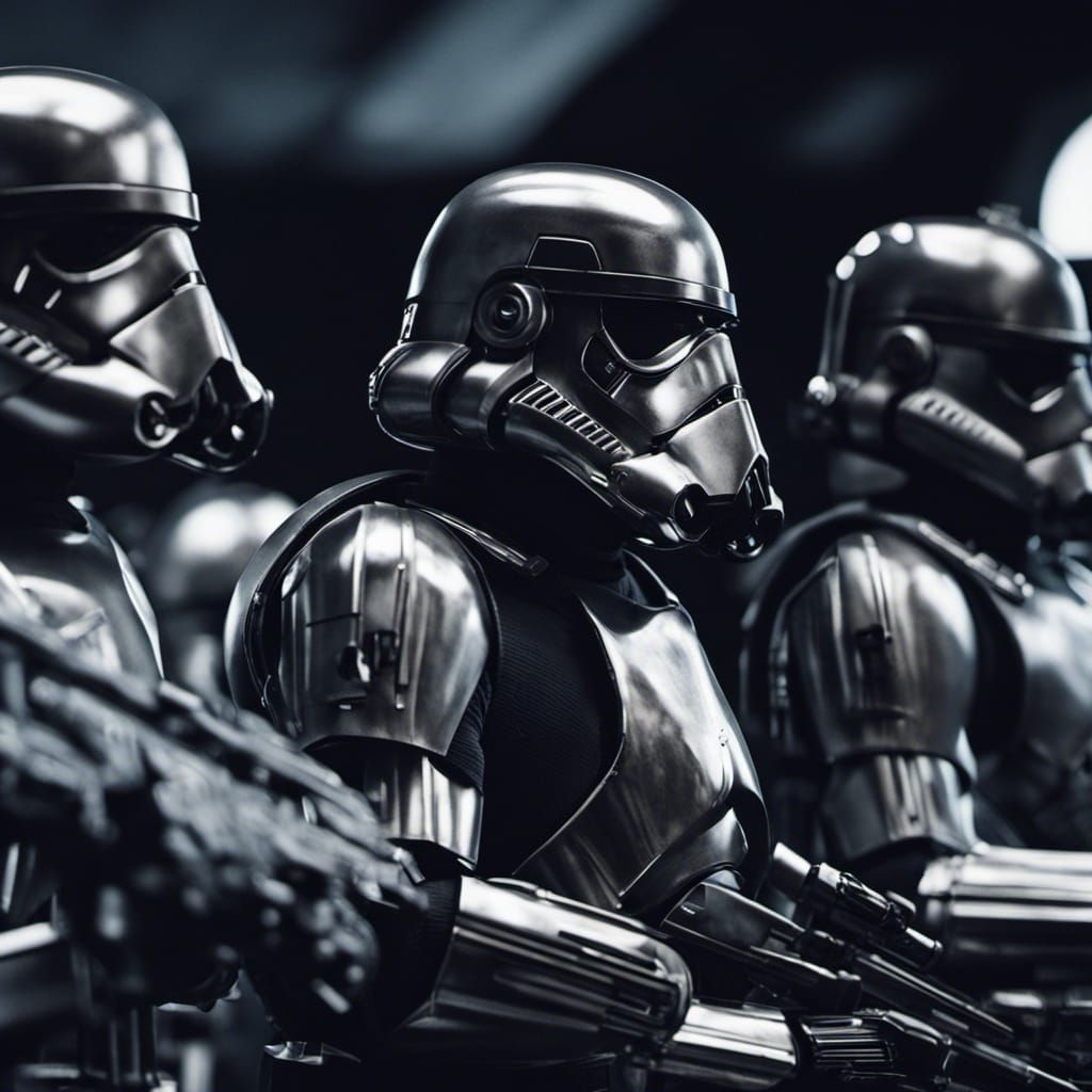 Black Stormtroopers in Myth Punk Armor