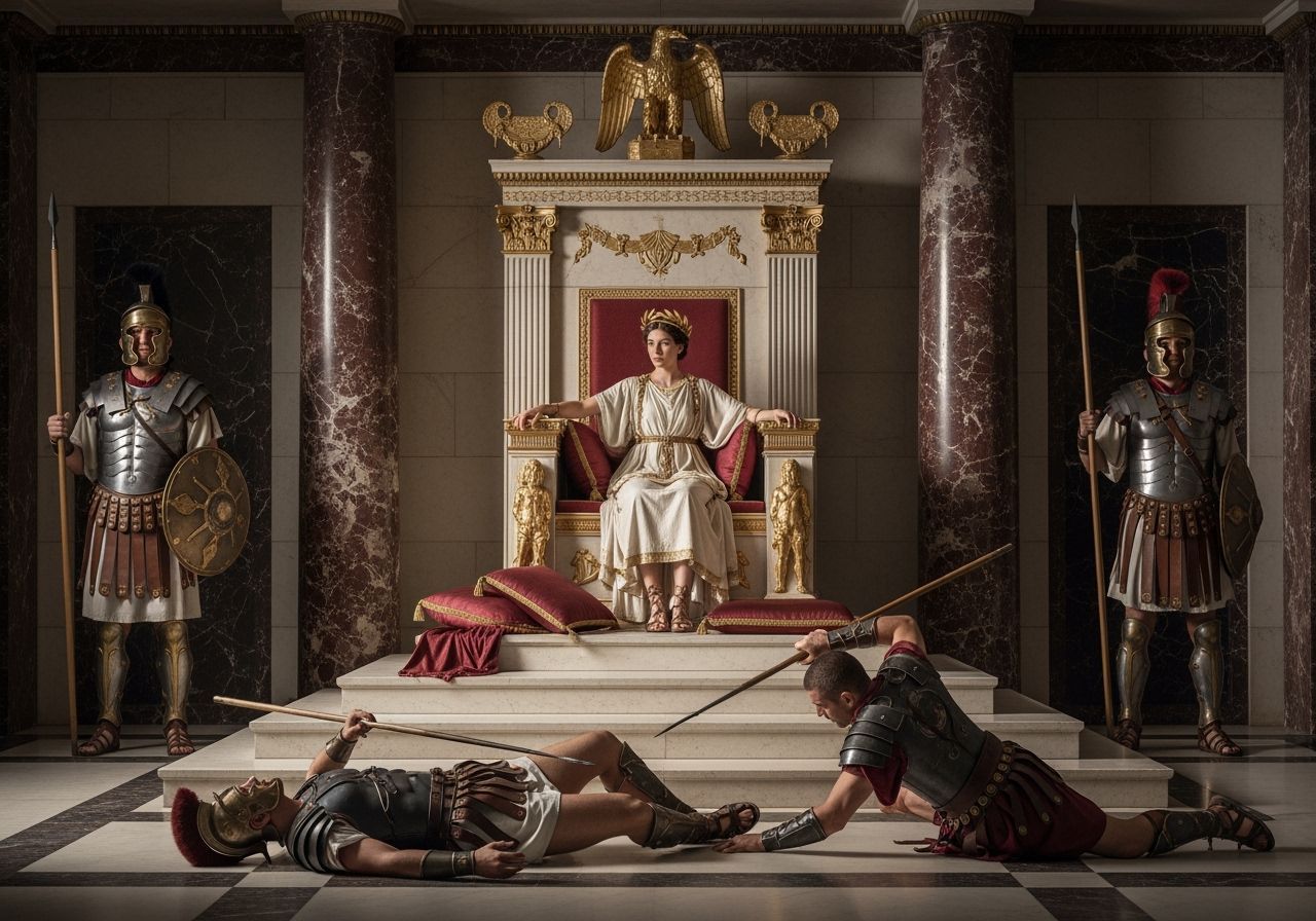 Empress Messalina's Judgment in a Roman Palace