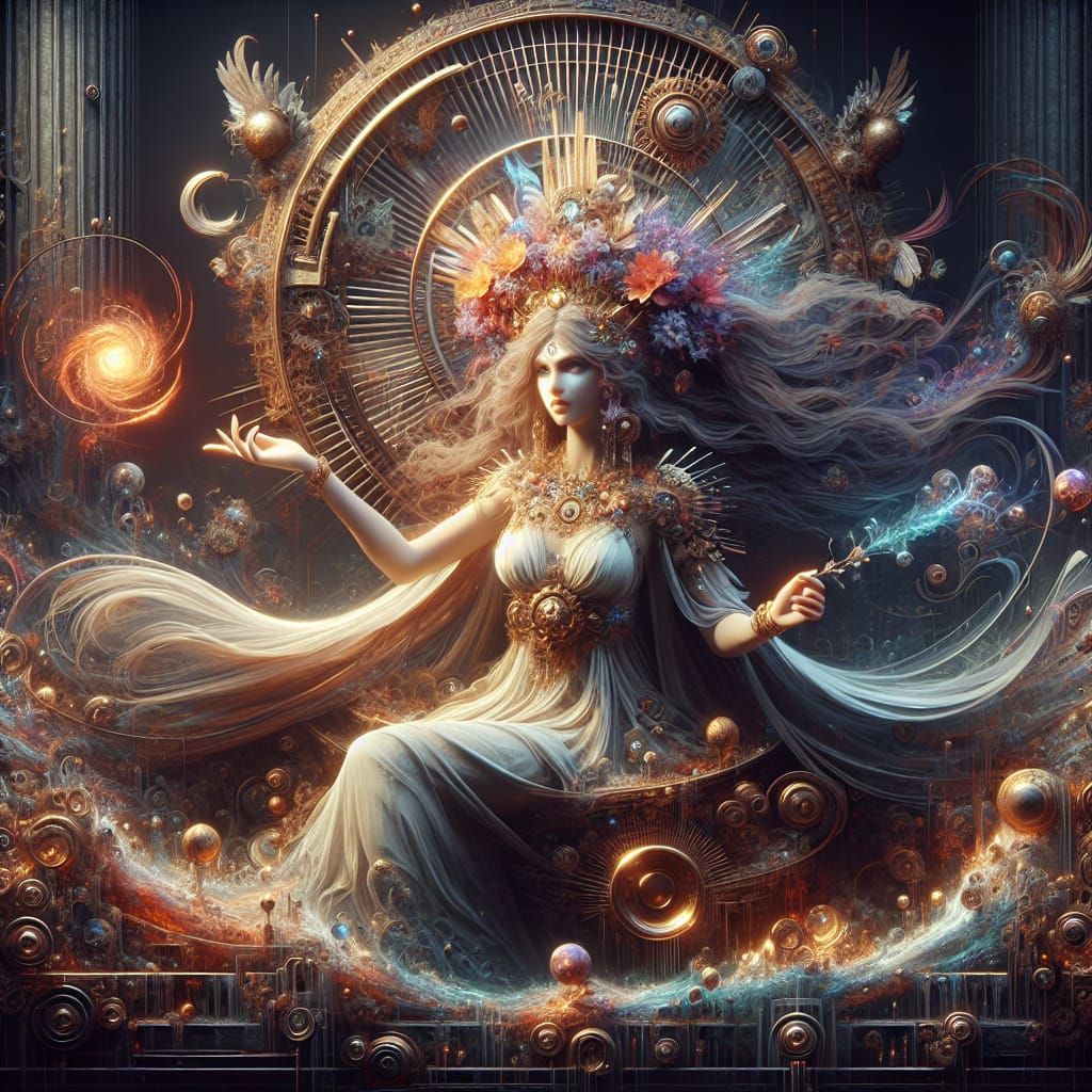 Eris: Goddess of Chaos in Digital Art