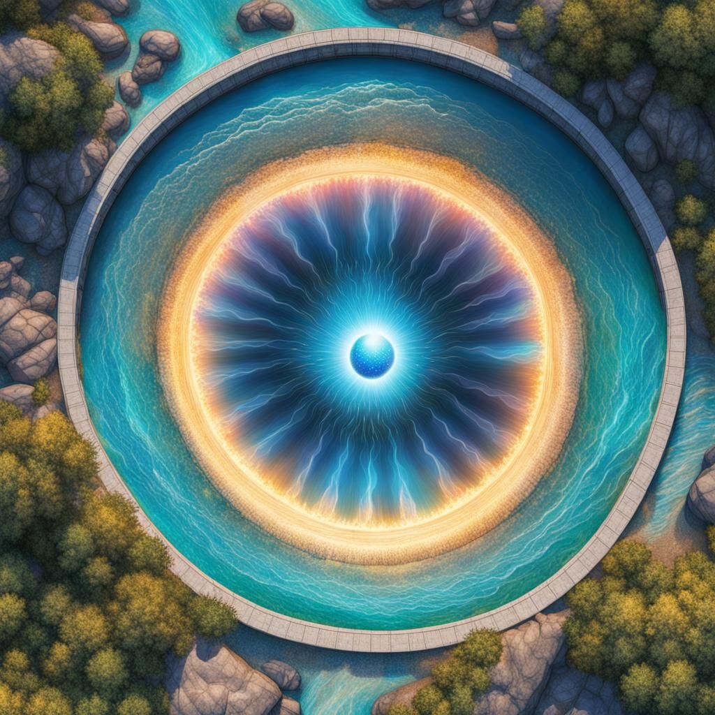 Violent Ocean Spillway Reveals Another Universe