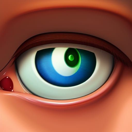 Millennial Eyes: 3D Digital Art in Pixar Style