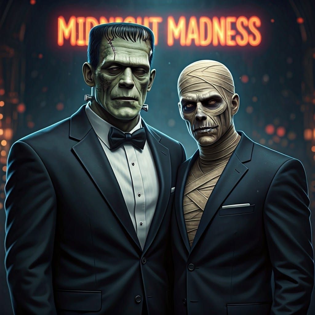 They're referred to as FrankenMummy by their friends