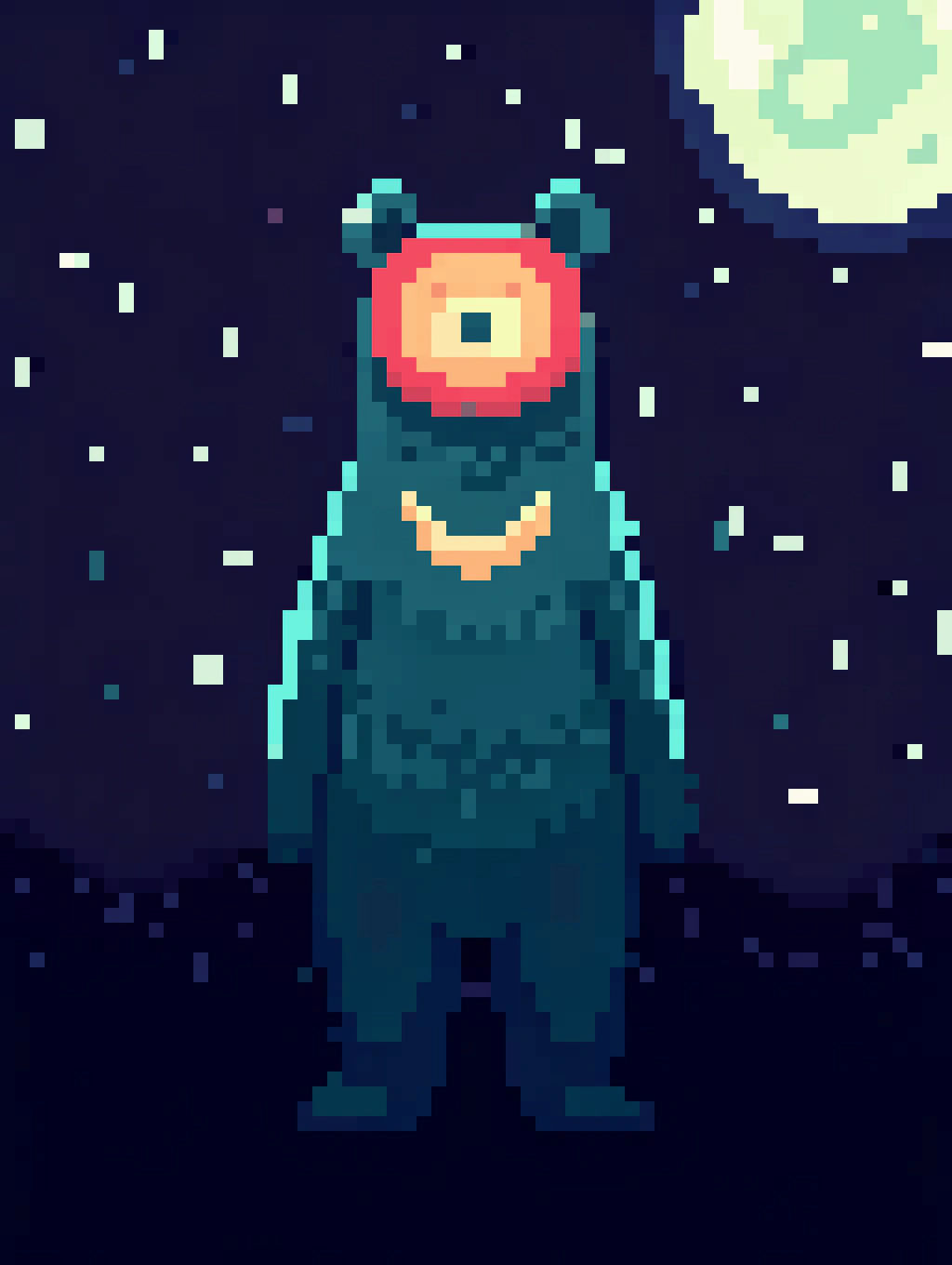 Ursaluna Pokémon Character Design