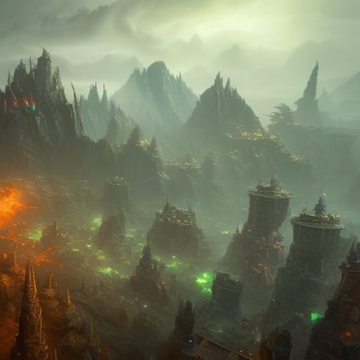 Death From Above: Detailed Matte Painting