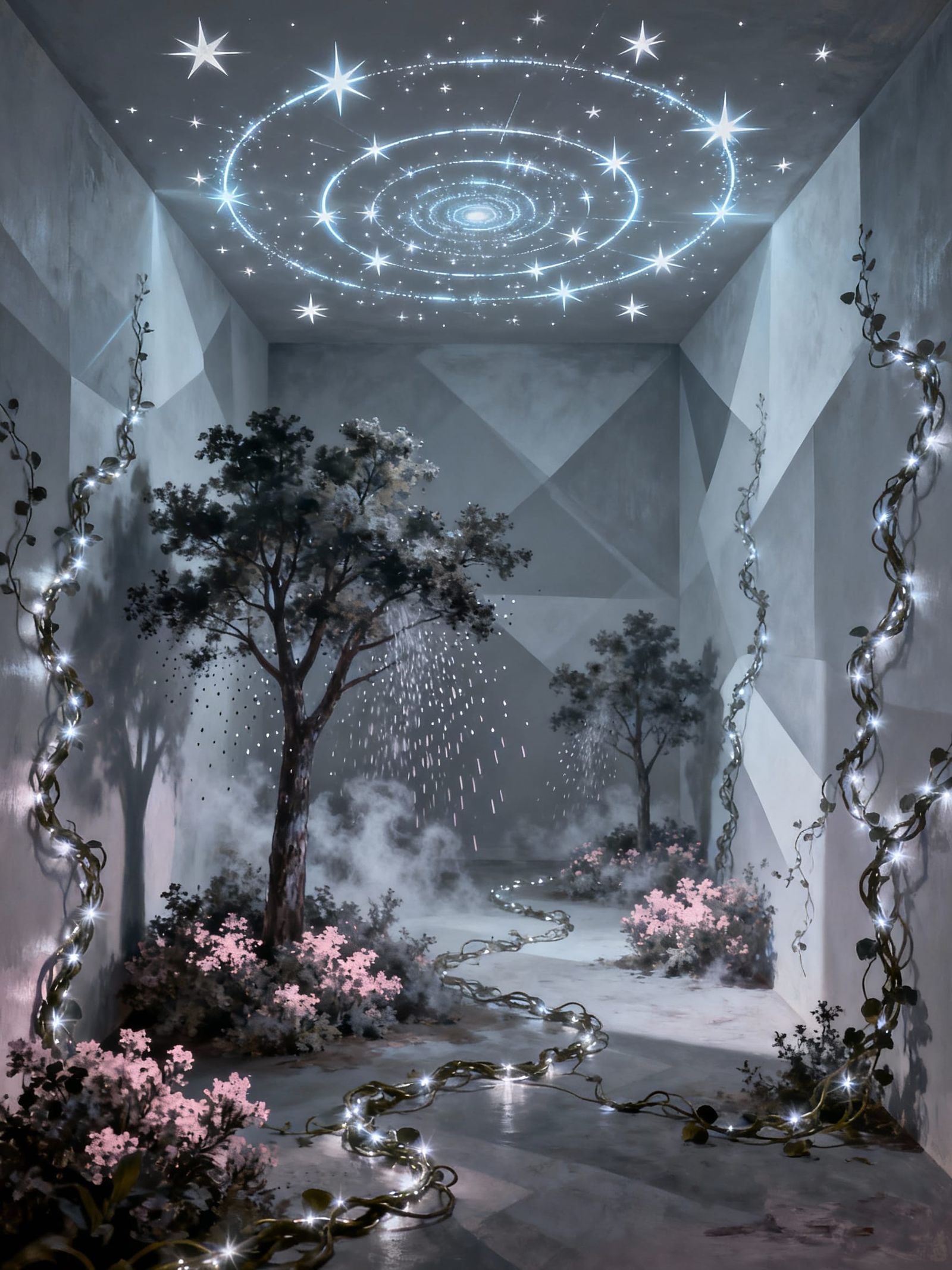 Neongray Hallucinating Vines That Shine