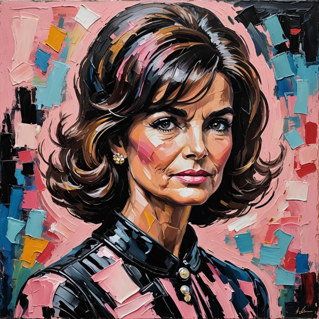 Neo-Impressionist Goddess Teacher in Oil Paint