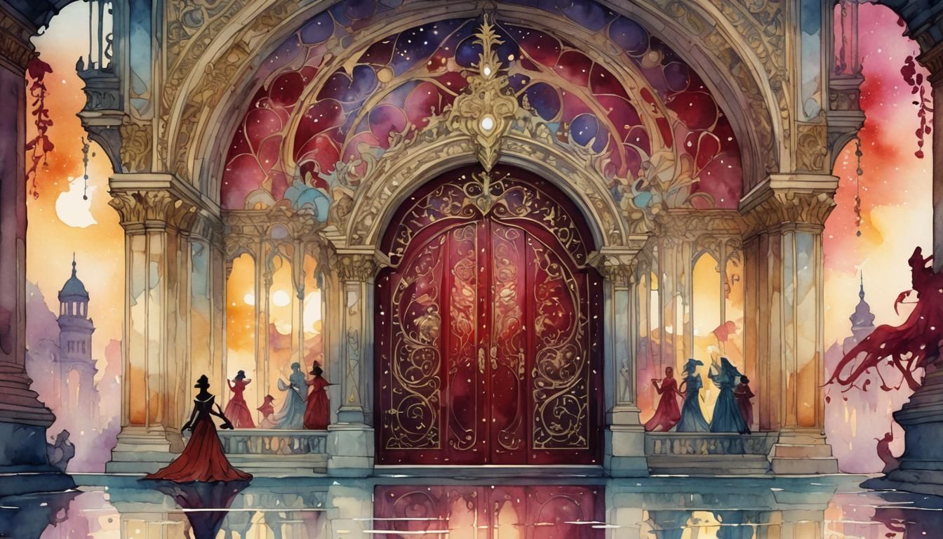 Pearl and Ruby Palace Door with Echoes