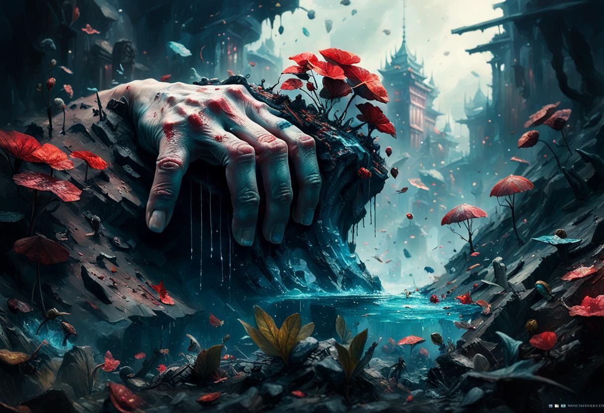 Majestic Hyperdetailed Fantasy Art Painting