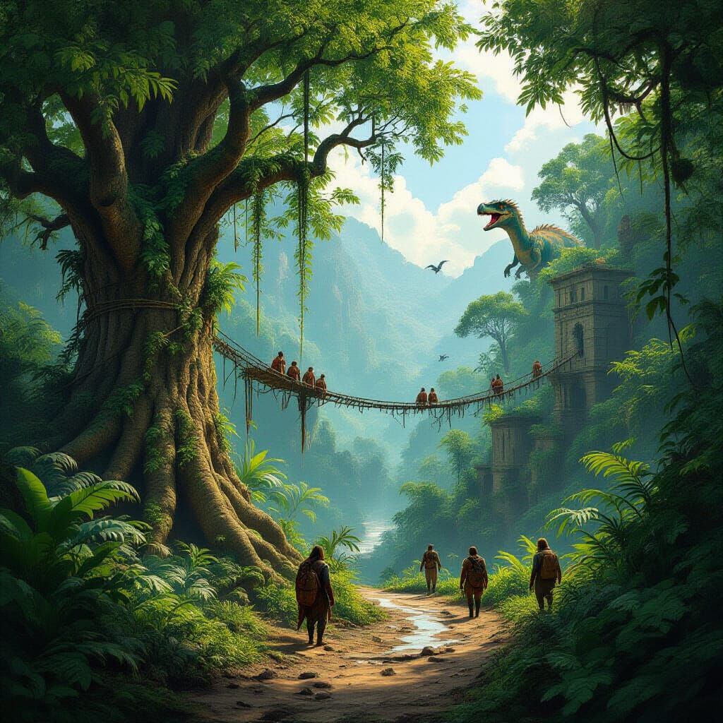 Jungle Transition to Valenwood with Ancient Structures