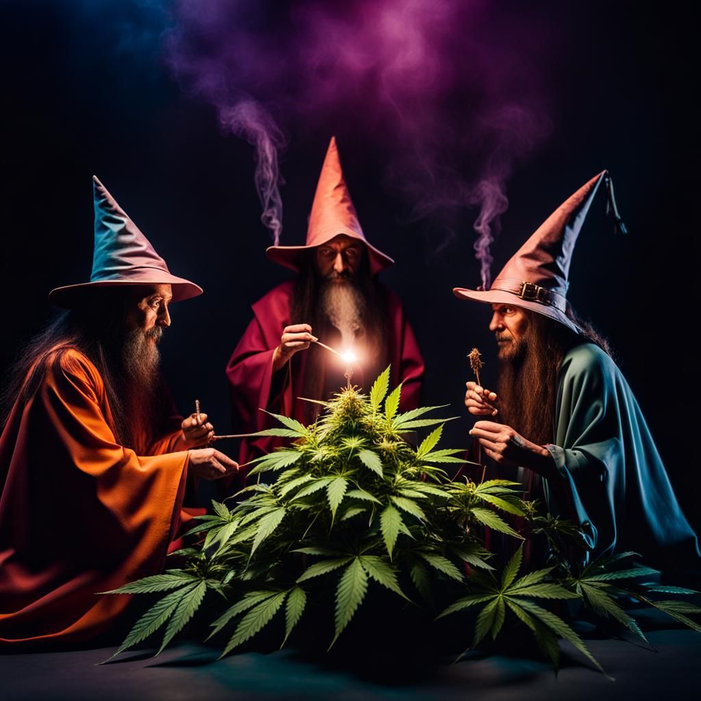 Mystical Gathering: Wizards, Witches, and Twilight Rituals