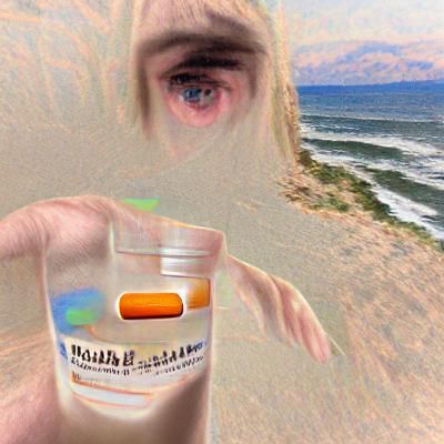 Depressed Malibu: A Surreal AI Interpretation